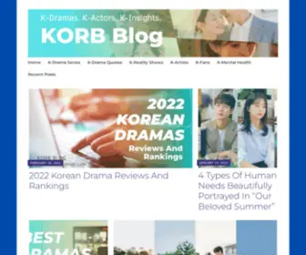 Korean-Binge.com(A blog that writes about K) Screenshot