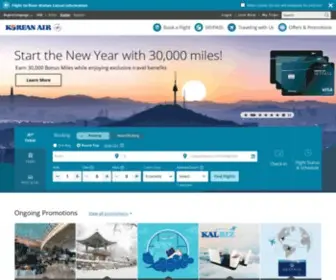 Koreanair.co.kr(Korean Air) Screenshot