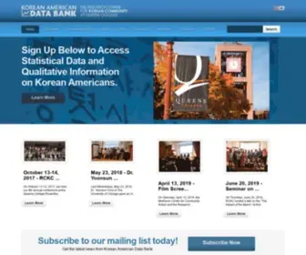 Koreanamericandatabank.org Screenshot