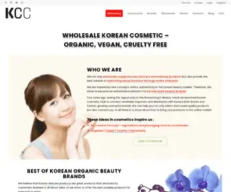 Koreancosmetic.club(Wholesale Korean Cosmetic) Screenshot