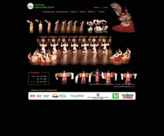 Koreandance.ca(Vancouver Korean Dance Society) Screenshot