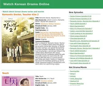 Koreandrama.tv(Korean drama and movie lists) Screenshot