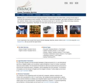 Koreanfluent.com(Enunce, LLC) Screenshot