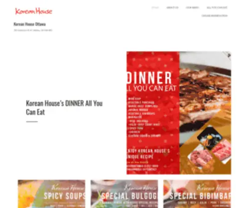 Koreanhouse.ca(785 Somerset St W) Screenshot