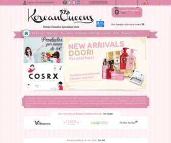 Koreanqueens.com(Entra y descubre la mejor Cosmética Coreana para tu piel) Screenshot