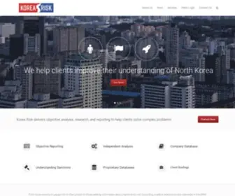 Korearisk.com(Korea Risk Group) Screenshot