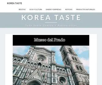 Koreataste.org(Korea taste) Screenshot