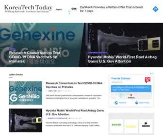 Koreatechtoday.com(KoreaTech Today) Screenshot