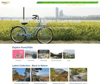 Koreatodo.com(What to Do and See in South Korea) Screenshot