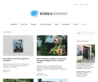 Koreaverband.de(Korea Verband) Screenshot