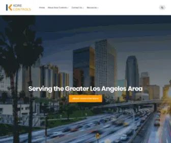 Korecontrols.com(Kore Controls) Screenshot