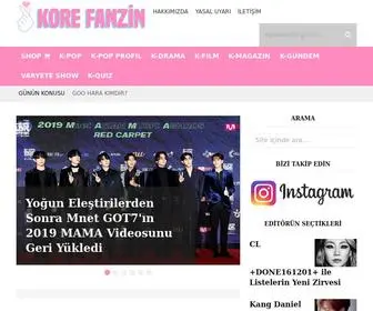 Korefanzin.com(Kore Fan Sitesi) Screenshot