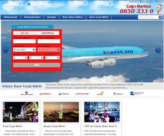 Korehavayollari.gen.tr(Kore Havayolları Uçak Bileti Satış Acentası) Screenshot