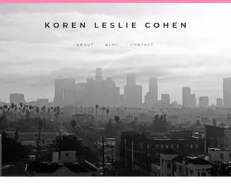 Korenlc.com(Koren Leslie Cohen) Screenshot