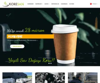 Koresan.com(Koresan Karton Bardak Makineleri) Screenshot