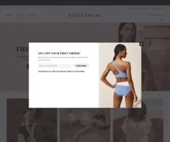 Korewear.com(Create an Ecommerce Website and Sell Online) Screenshot