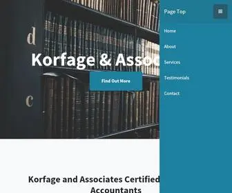 KorfagecPa.com(Korfage CPA) Screenshot