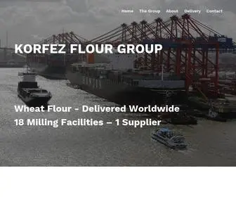 KorfezFlourgroup.com(Korfez Flour Group) Screenshot