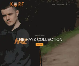 Korfmerch.com(KORF Merch) Screenshot