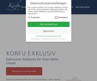 Korfu-Exklusiv.de(Korfu Exklusiv) Screenshot
