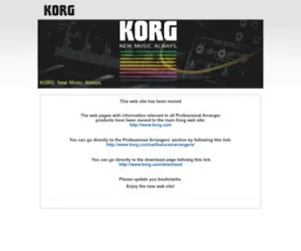 Korgpa.com(Korg Professional Arranger) Screenshot