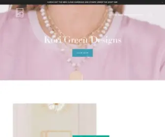 Korigreen.com(Kori Green Designs) Screenshot