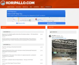 Koripallo.com(Korisfanien ykkössivusto) Screenshot