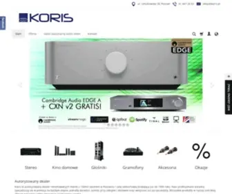 Koris.pl(Koris sklep audio video salon Pozna) Screenshot