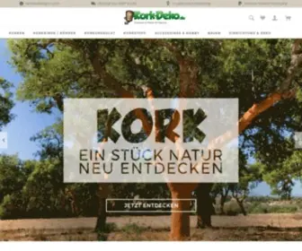 Kork-Deko.de(Kork-Deko Onlineshop) Screenshot