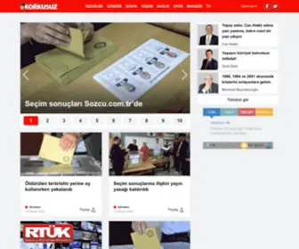 Korkusuz.com.tr(Korkusuz Gazetesi) Screenshot