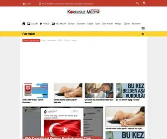 Korkusuzmedya.com(Korkusuz Medya) Screenshot