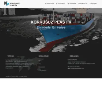 Korkusuzplastik.com(Korkusuz Plastik) Screenshot