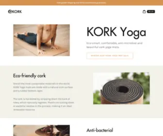 Korkyoga.com(KORK Yoga) Screenshot