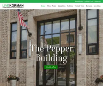 Kormanpepperbuilding.com(Rittenhouse Square Apartment for Rent) Screenshot