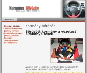 Kormany-Borozes.hu(Kormány) Screenshot