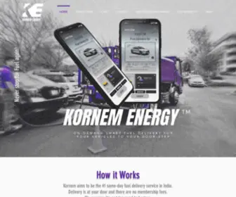 Kornem.com(Kornem Energy) Screenshot