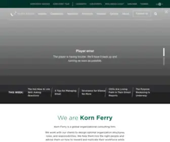 Kornferry.com(Korn Ferry) Screenshot