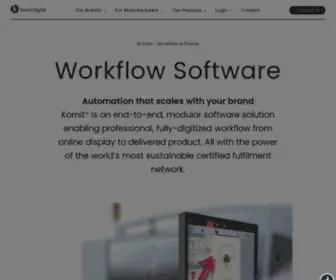 Kornitx.com(Textile Printing Workflow Software Solutions) Screenshot