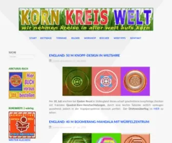 Kornkreiswelt.at(Crop circles) Screenshot