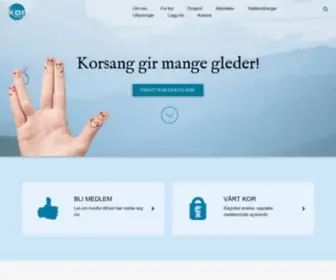 Kor.no(Norges Korforbund) Screenshot