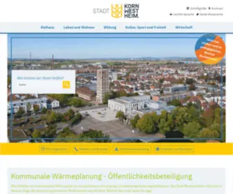 Kornwestheim.de(Stadt Kornwestheim) Screenshot