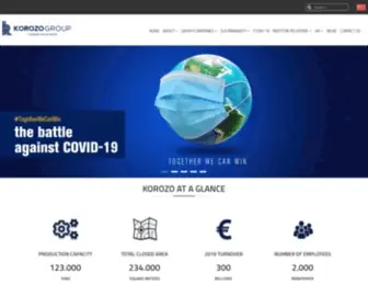 Korozo.com.tr(Korozo Group) Screenshot