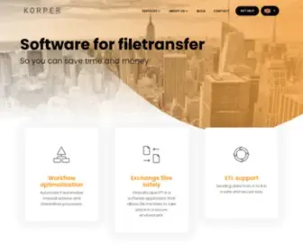Korper.com(Korper ICT) Screenshot