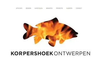 Korpershoek.com(Korpershoek Ontwerpen) Screenshot