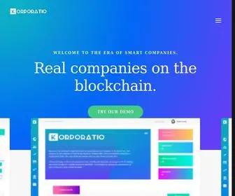 Korporatio.com(Korporatio creates Smart Companies) Screenshot