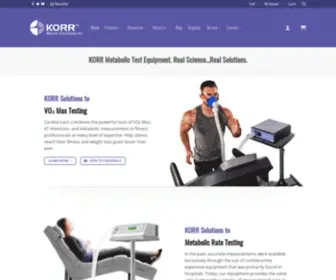 Korr.com(KORR Medical Technologies) Screenshot