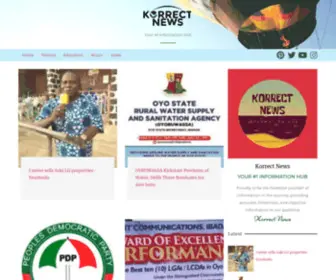 Korrectnews.com.ng(My Blog) Screenshot