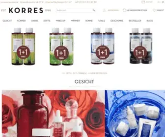 Korres-Store.de(KORRES) Screenshot