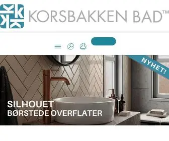 Korsbakken.no(Korsbakken Bad AS) Screenshot