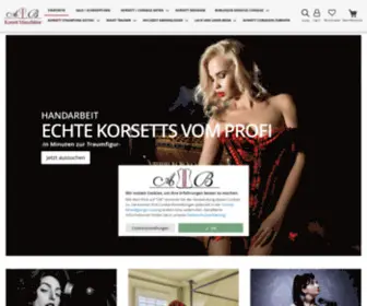 Korsettmanufaktur.de(✔ Korsettmacher Qualität ✔Edelstahl Korsettstangen und Backbones) Screenshot